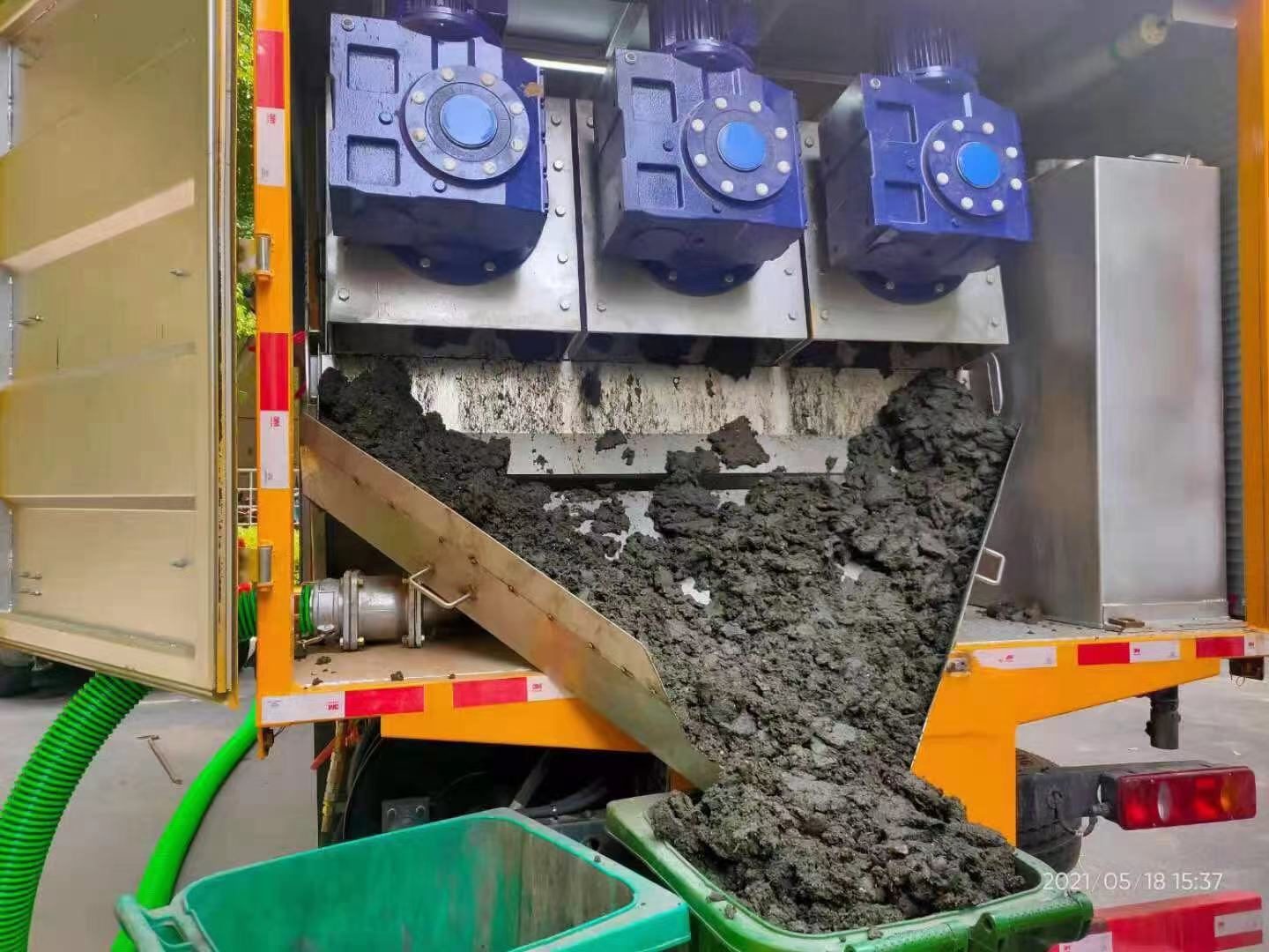 洪泽化粪池清掏城市维护站-泥浆净化干湿分离处理